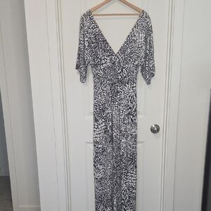 Lilly Pulitzer Black and White Maxi Dress